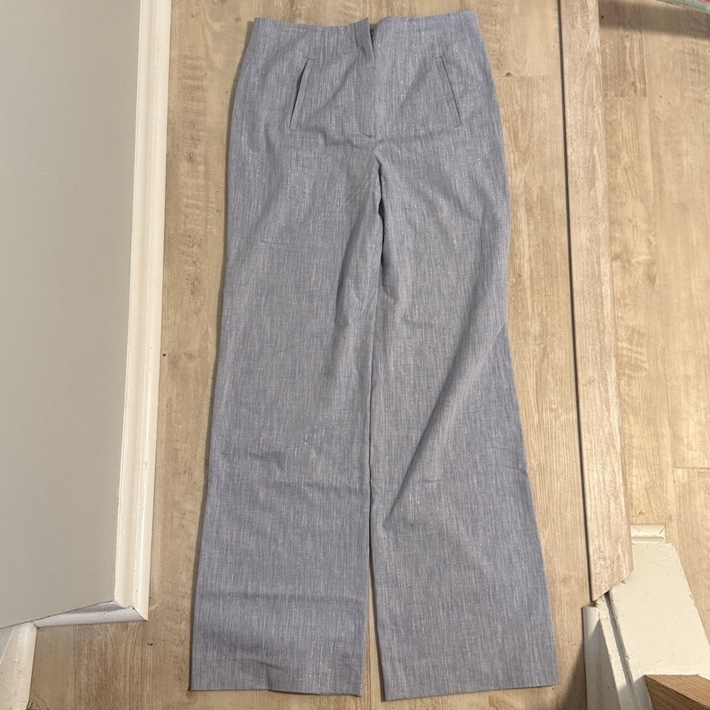 Veronica Beard Oasis Blue Jude Pants - Picture 3 of 4